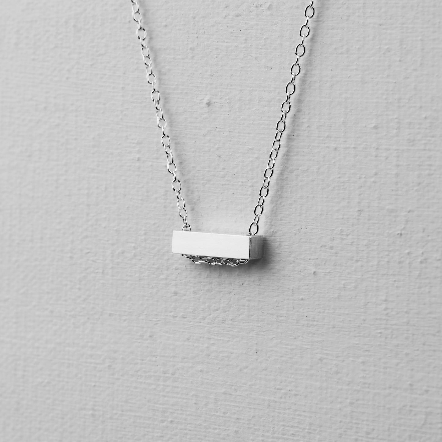 言成金工坊| Bar Necklace 方塊項鍊
