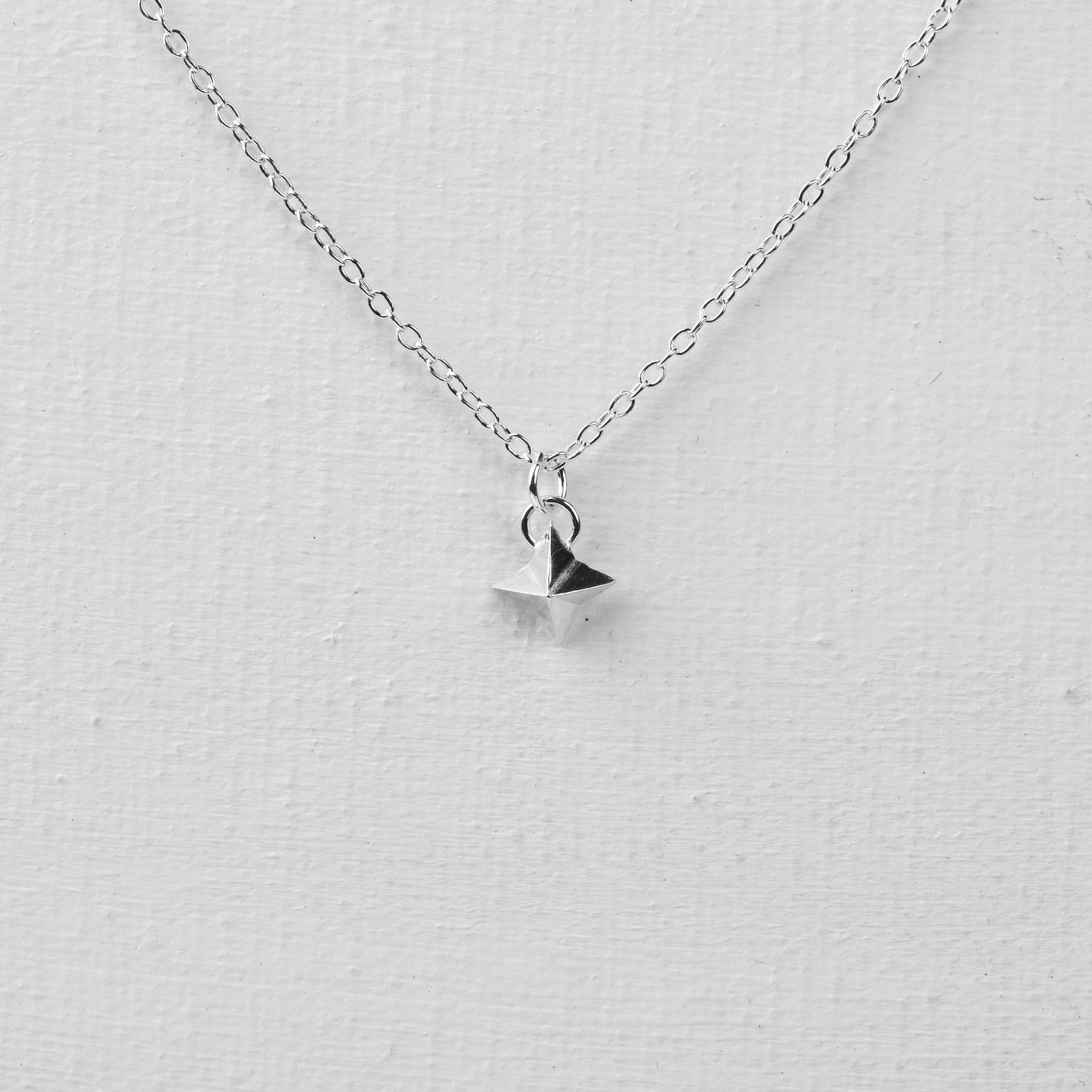 言成金工坊| Cross Star Necklace 四芒星項鍊