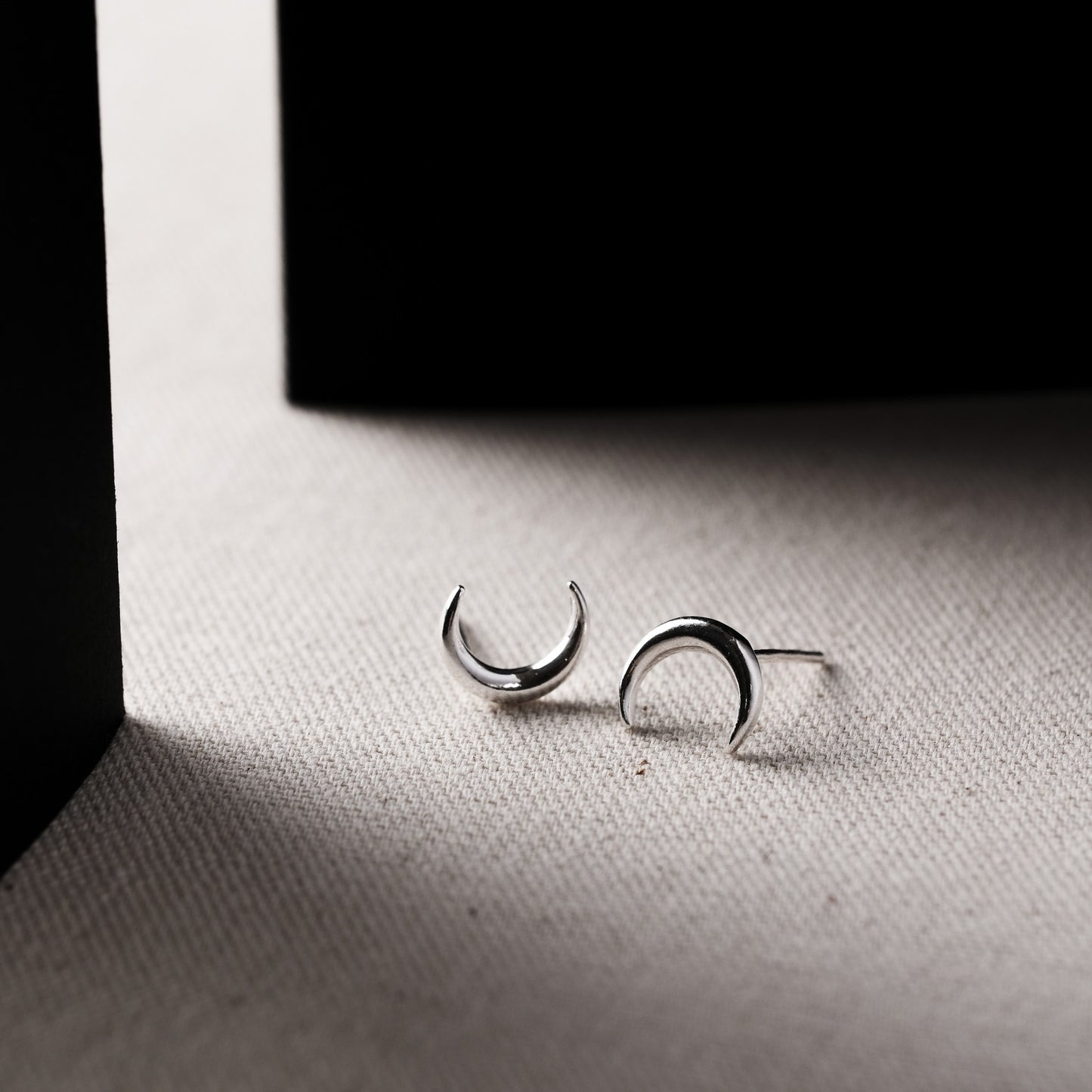 言成金工坊| Moon Earring 月亮耳環