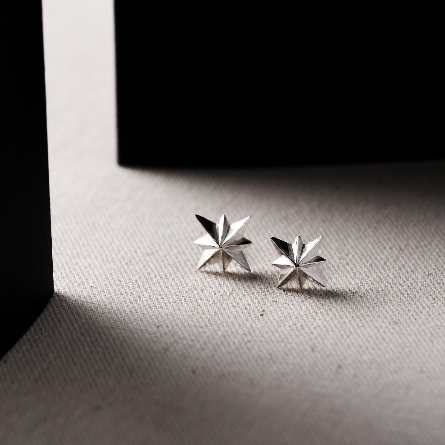 言成金工坊| Octagram Earring 八芒星耳環
