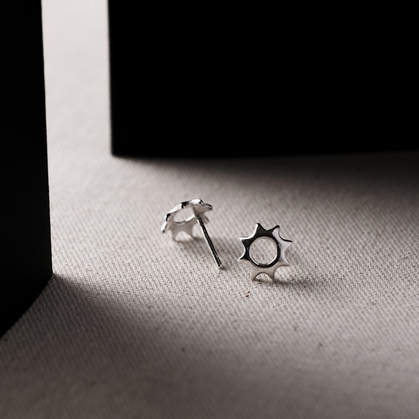 言成金工坊| Sun Earring 太陽耳環