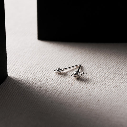 言成金工坊| Saturn Earring 土星耳環