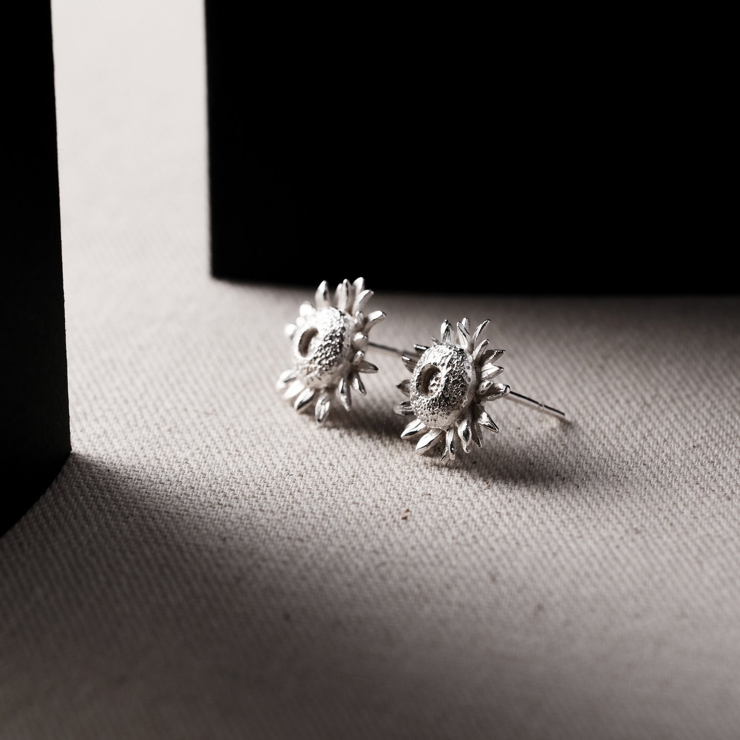 言成金工坊| Helianthus Earring 向日葵耳環
