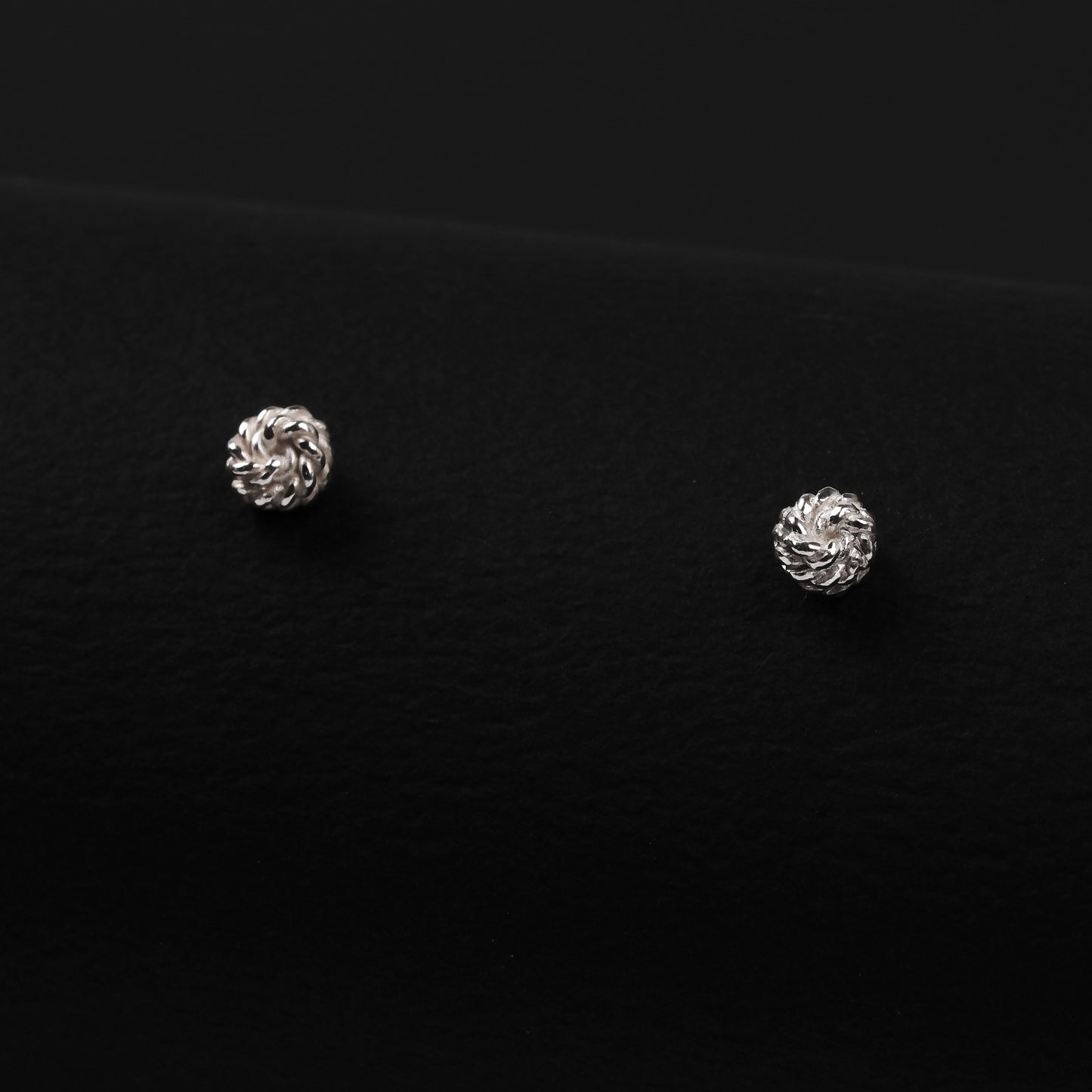 言成金工坊|Knot Earring 繩結耳環
