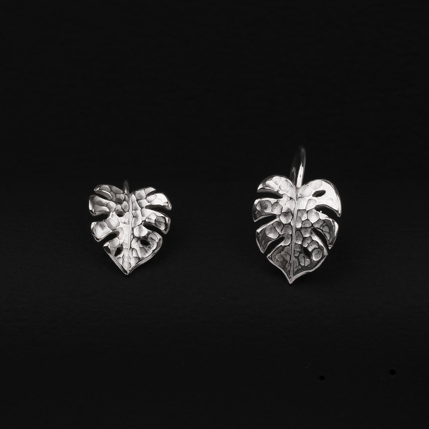 言成金工坊| Monstera Earring 龜背芋耳環