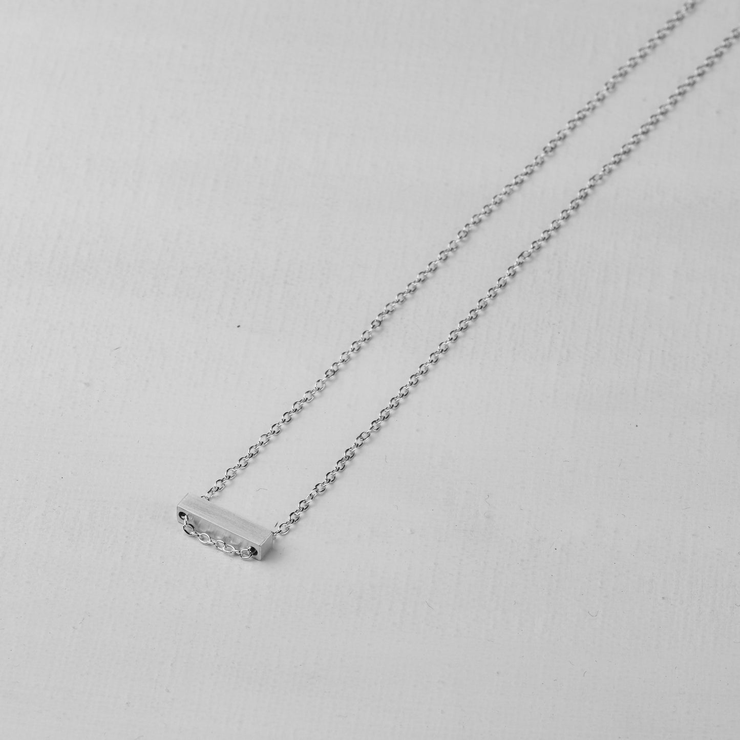 言成金工坊| Bar Necklace 方塊項鍊