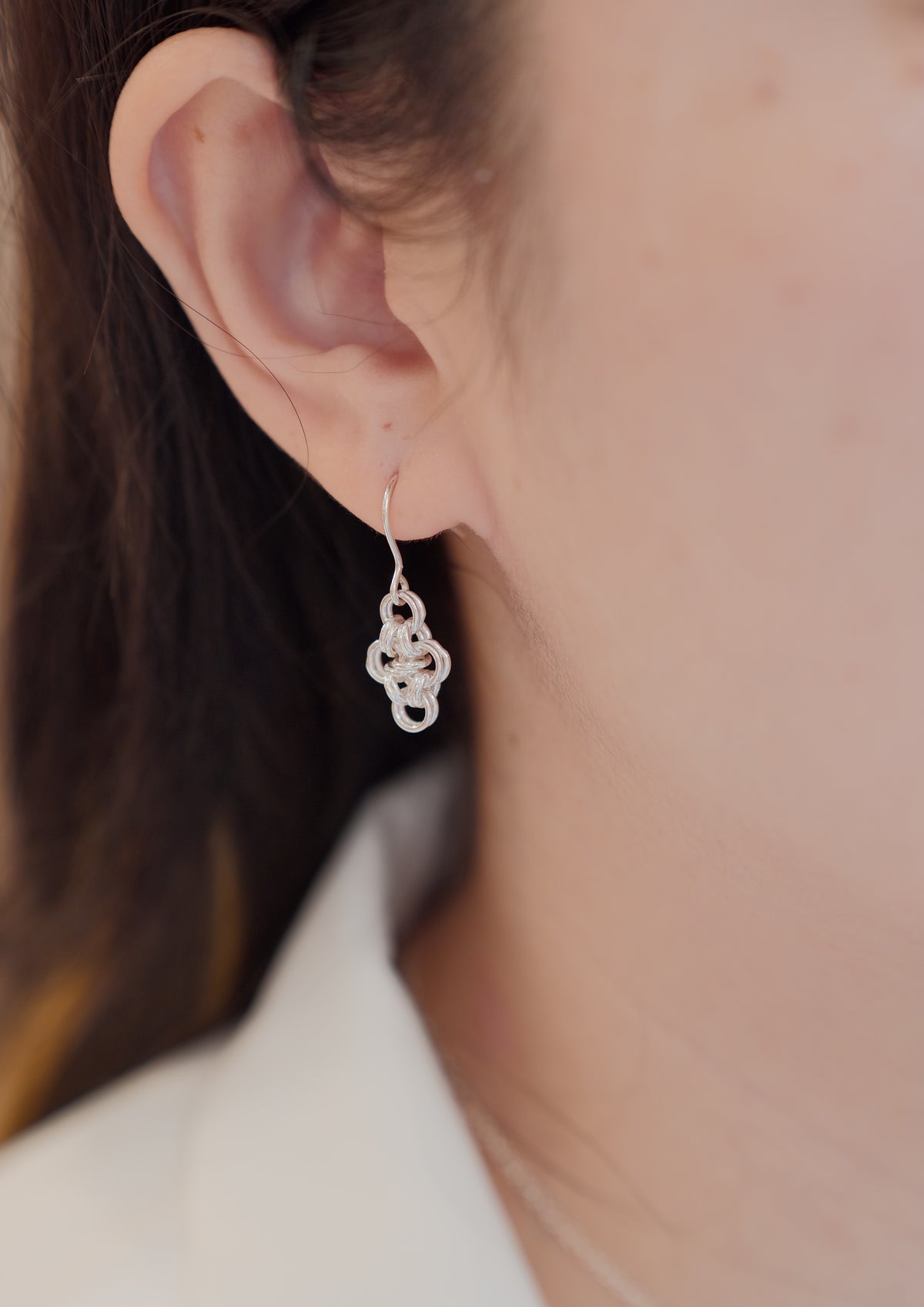 言成金工坊｜台灣結耳飾 Taiwan Knot earrings