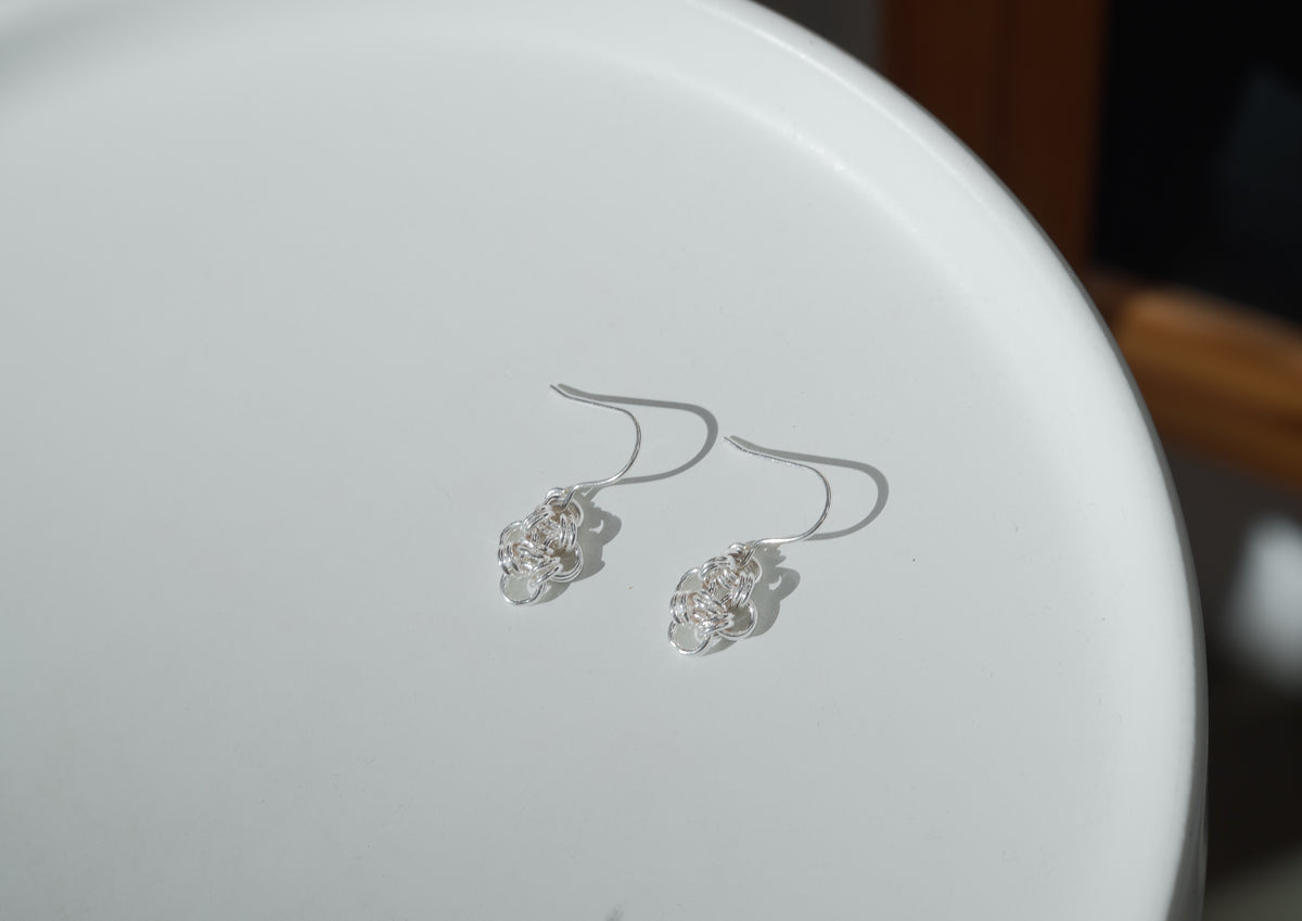 言成金工坊｜台灣結耳飾 Taiwan Knot earrings