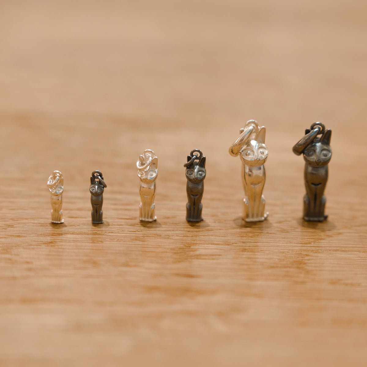 言成金工坊設計｜貝斯蒂特 - 貓咪幸運符純銀項鍊 Bastet Amulet Silver necklace