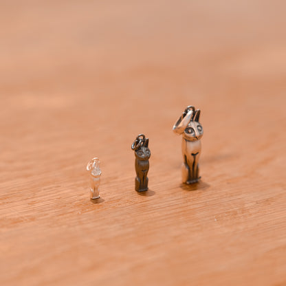 言成金工坊設計｜貝斯蒂特 - 貓咪幸運符純銀項鍊 Bastet Amulet Silver necklace