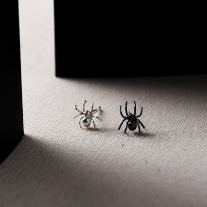 言成金工坊｜ Spider Earring 蜘蛛耳針 Studs