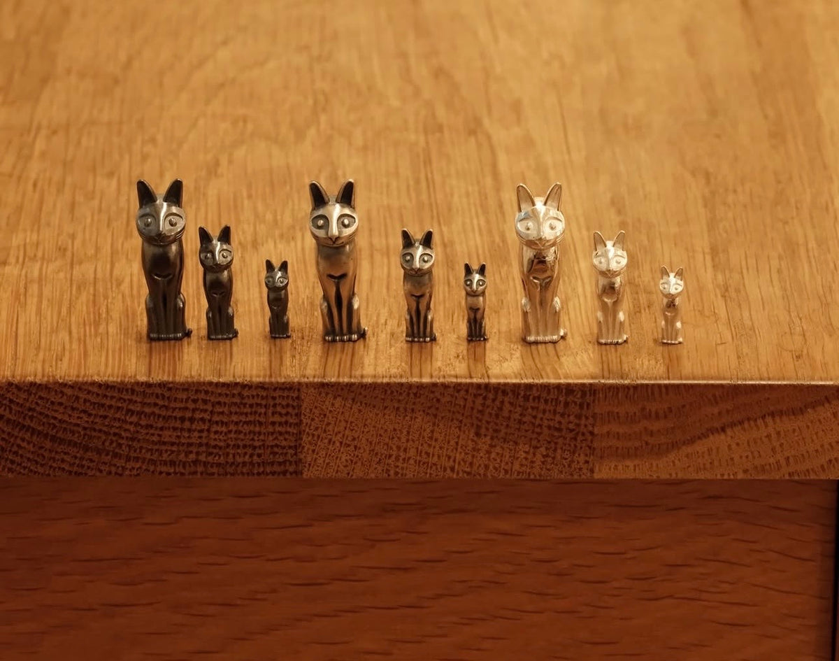 言成金工坊設計｜貝斯蒂特 - 貓咪幸運符純銀項鍊 Bastet Amulet Silver necklace