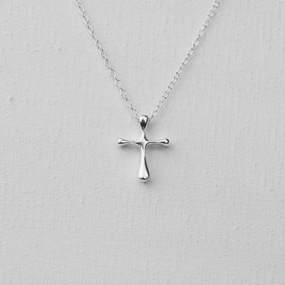 言成金工坊｜ Round Cross Necklace 圓十字架項鍊